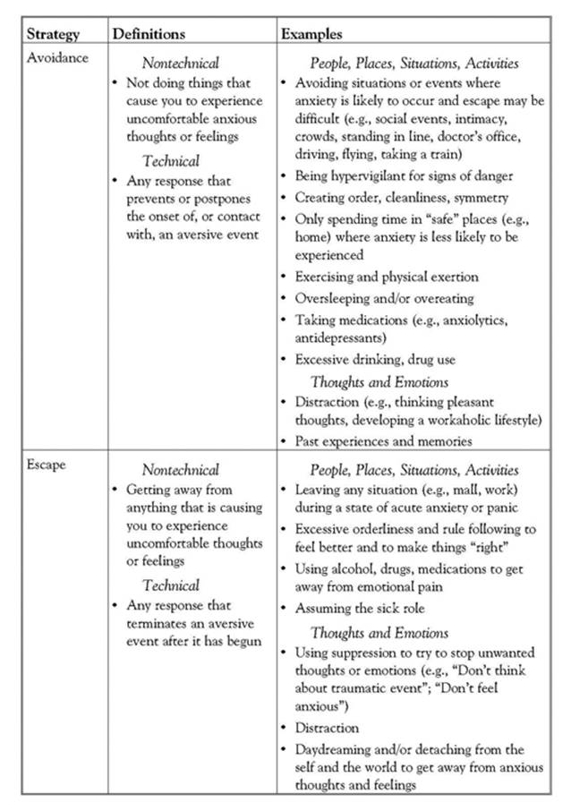control-oriented strategies
